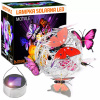 Interlook FLD-06-C | Záhradné solárne svietidlo LED Butterflies Sphere závesné | 52 cm, 600 mAh