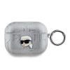Karl Lagerfeld PU Embossed Karl Head Puzdro na AirPods Pro KLAPPGKIPS