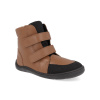 Barefoot dětské zimní boty Baby Bare - Febo Winter Brown hnědé