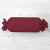 Biante Vankúš valec bonbon Rongo RG-044 Tmavé bordó 15x100 cm