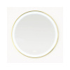 Okrúhle zrkadlo s osvetlením v ráme Cordia LED MIRROR WITH 3 LIGHT COLORS, DIMMABLE, HEATING PAD. s dotykovým senzorom s ochranou proti zahmlievaniu IP 44