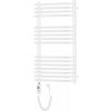 Mexen Apollo, elektrické vykurovacie teleso 860x450 mm + vykurovacia tyč 600 W, biela, W117-0860-450-2600-20
