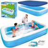 Kryt, folia na bazén - Rodinný nafukovací bazén 305 x 183 x 56 cm 2in1 Bestway 54009 (Rodinný nafukovací bazén 305 x 183 x 56 cm 2in1 Bestway 54009)