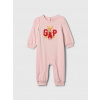 GAP Baby overal s logem Růžová
