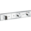 Hansgrohe RainSelect - Termostat pod omietku pre 2 spotrebiče, biela/chróm 15355400