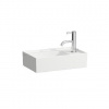 Laufen Kartell - Umývadielko, 46x28 cm, s 1 otvorom na batériu, biela H8153340001111