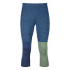 Ortovox pánske nohavice Fleece Light Short Pants M | farba: Night Blue Blend, veľkosť: XL