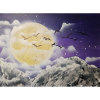 Vtáčí let nad horami - Bejdová Sára, originálny, ručne maľovany obraz L (do veľkosti 95x95cm) Viac farieb