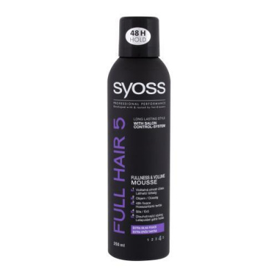 Syoss Full Hair 5 Tužidlo na vlasy Silná fixácia 250 ml pre ženy