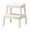 IKEA BEKVAM - stolička so schodom biela 50 cm VYPR