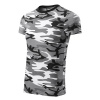 Malfini Camouflage krátke tričko, gray, 160g/m2 - XL