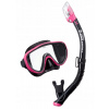 Tusa potápačská sada pokojných ruží a purpurových (Tusa Set Pipe Mask Snorkeling Potápanie Pro)