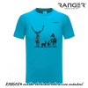 Tričko RANGER® - JELENIA RODINKA - b 3XL Modrá
