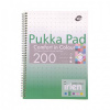 Špirálový zošit, A4, linajkový, 100 listov, PUKKA PAD 