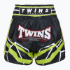 Tréningové šortky Twins Special Muay Thai Twins Racing black/yellow/white/red