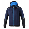 Sparco COLORADO TECH HOODED FULL ZIP Mikina XS, Námornícka modrá-Modrá