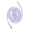 Kábel uhlový USB-C na USB-C Baseus Legend Series, PD, 100 W, 1 m (čierny) 6932172647544