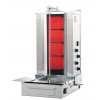 POTIS Sklokeramický elektrický gril na kebab/gyros, 4 varné zóny, záťaž 50 kg, 400V, 7,6 kW, dolný pohon 11,5 W, 760x620x1040 mm | POTIS, F CE4