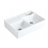 Villeroy & Boch Drezy Keramický drez 90x63 cm, CeramicPlus, alpská biela 632391R1