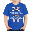 Fajntričko Kids Detské tričko - Pomocníčka pri farbení vajíčok, Farba kráľovská modrá, Strih/ Variant Detský