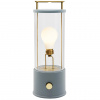 tala Exteriérová stolová lampa THE MUSE 34 cm, modrá, hliník