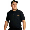 Sportex Classic Polokošeľa s logom - čierna Veľkosť: M
