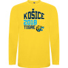 Superfutbal Pánske tričko s dlhým rukávom košické tigre, rôzne farby a veľkosti Farba: žltá, Veľkosť: XL