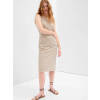 GAP 624686-00 Midi šaty bez rukávů Béžová - M