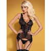 Korzet Emperita corset - Obsessive S/M černá Korzet Emperita corset - Obsessive S/M černá