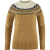 FJÄLLRÄVEN Övik Knit Sweater W, Buckwheat Brown-Chalk White - XS