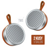 DEVIA Grace TWS - Bluetooth 4.2 reproduktory - sada 2 kusov - strieborná/čierna