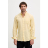 Ľanová košeľa Lindbergh 30.220276 žltá L