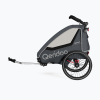 Qeridoo príves na bicykel Qupa 2 sivý