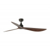 FARO Barcelona FARO 34362 - Stropný ventilátor OUTWOOD L hnedá/čierna pr. 150 cm IP44 + DO FA34362 + záruka 3 roky zadarmo