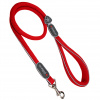 Coralpina Cinquetorri Leash Red - sieťované ľahké vodítko pre psov, červené - 7/8