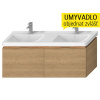 Jika H40J4274015191 CUBITO-N umývadlová skrinka 128x48x47cm,2 zásuvky, dub H40J4274015191