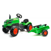 Falk Falk Šliapací traktor 2048AB X-Tractor s vlečkou a otváracou kapotou - zelený FA2048AB