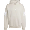 Pánska mikina adidas, M FUTURE ICONS 3-STRIPES HD béžová,biela XL