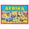 Afrika sada 4 logické náučné hry v krabici 4v1