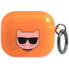 Karl Lagerfeld Choupette puzdro pre AirPods 3 - oranžové (Karl Lagerfeld Choupette puzdro pre AirPods 3 - oranžové)