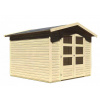 drevený domček KARIBU AMBERG 4 (82973) natur LG1705