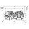 Ventilátor chladenia motora NRF Amsterdam B.V. 47570