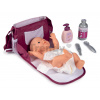 Prebaľovacia taška s plienkou Violette Baby Nurse Smoby so 7 doplnkami s nastaviteľným ramienkom