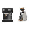 Ascaso Steel DUO PID, Black&Wood + Eureka Mignon Single Dose, White & Oak
