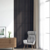 vidaXL akustické nástenné panely 8 ks lamelové 60,5x60 cm dubová dyha 42002585