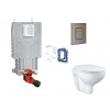 Grohe Uniset Set predstenovej inštalácie, klozetu, dosky SoftClose, tlačidla Skate Cosmopolitan a súpravy na vhadzovanie tabliet, kefovaný Hard Graphite SANI15BB5114-GR