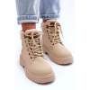 Dámske oteplené workery béžovej farby, EV-217 BEIGE__27285-38 38