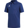 adidas teamwear Detská polokošeľa adidas CORE 18 POLO JR tmavomodrá CV3680 Veľkosť: 128 cm