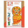 DJECO Vyfarbovacie obrysové puzzle Zvieratká 4x12 dielikov (DJ07946)