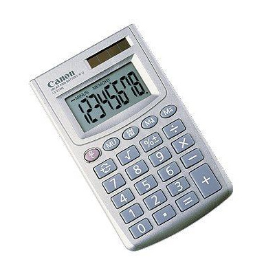 vrecková kalkulačka CANON LS-270L, 8 miest, solárne napájanie + batérie